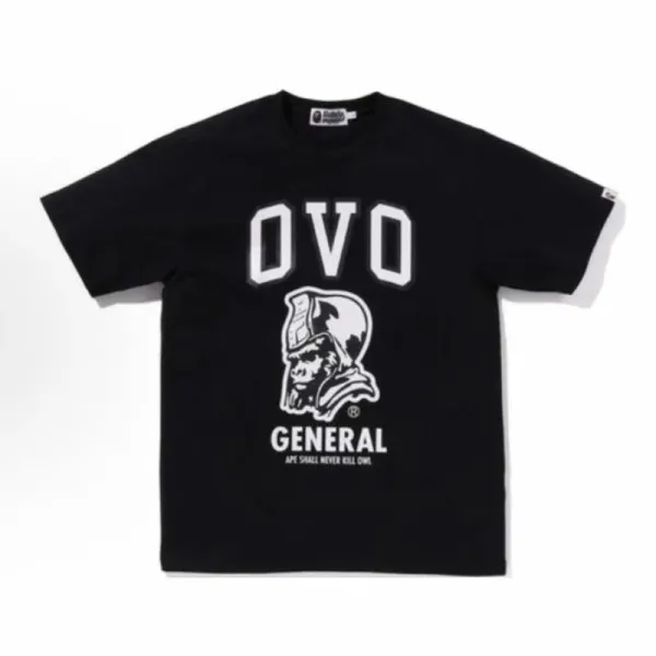A Bathing Ape OVO General Black T-Shirt - 1