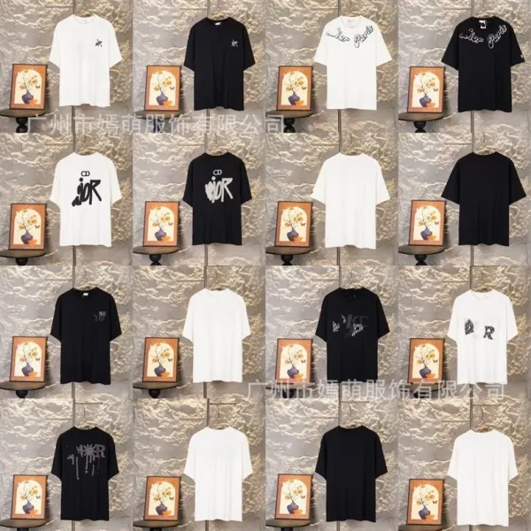 Dior Paris Script Logo Black T-Shirt - 3