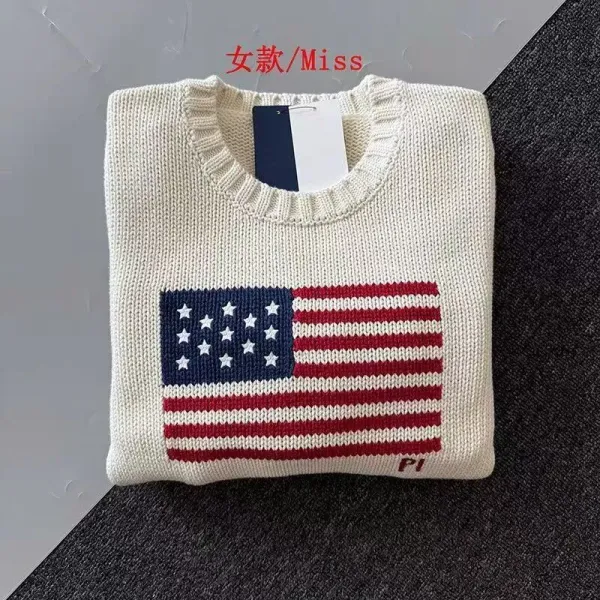 Polo Ralph Lauren Flag Sweater Navy - 5