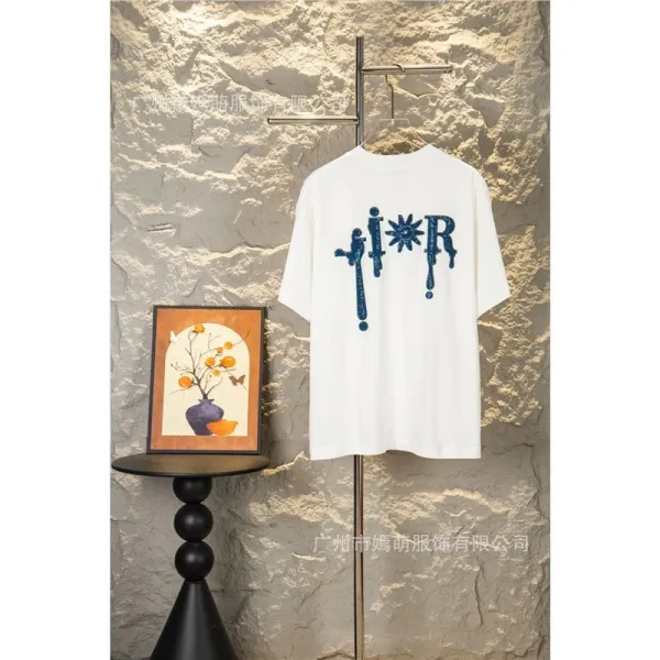 Design Graphic Print Oversized T-Shirt White - 1