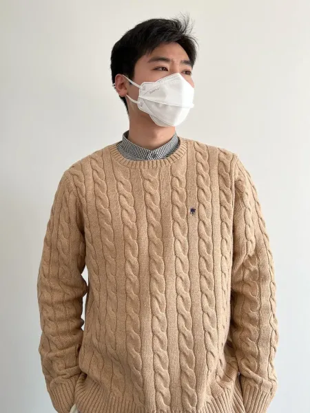 Polo Ralph Lauren Cable Knit Sweater Beige - 1