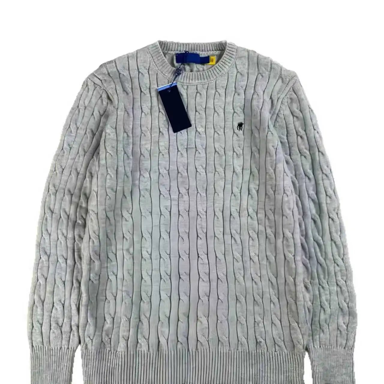 Polo Ralph Lauren Cable Knit Sweater Black - 5