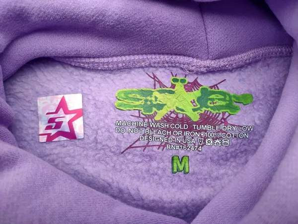 Spider! Starry Graphic Sweatpants Pink - 17