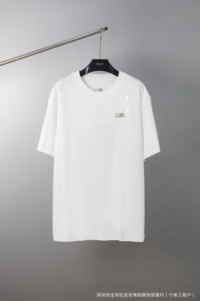 Maison Margiela Numeric Print Black T-Shirt - 23