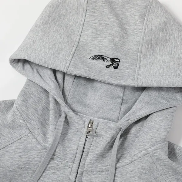 Nike Hoodie and Sweatpants Set Black Activewear Tracksuit - 4