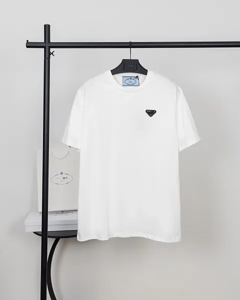 Prada Rad Milano Black Embroidered T-Shirt - 17