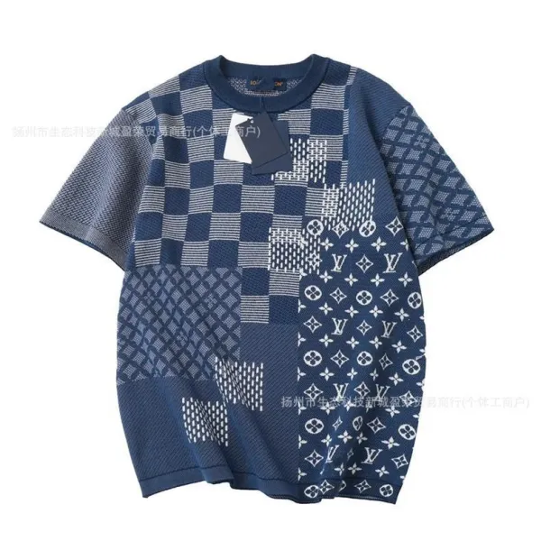 Louis Vuitton Monogram Splash Print T-Shirt Black - 12