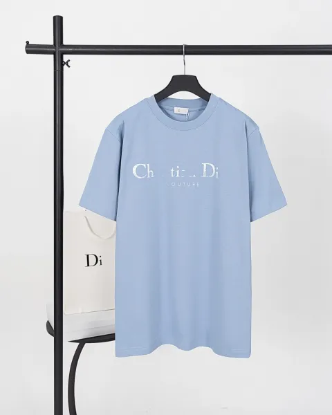 Dior Chit Di Couture Light Blue T-Shirt - 1