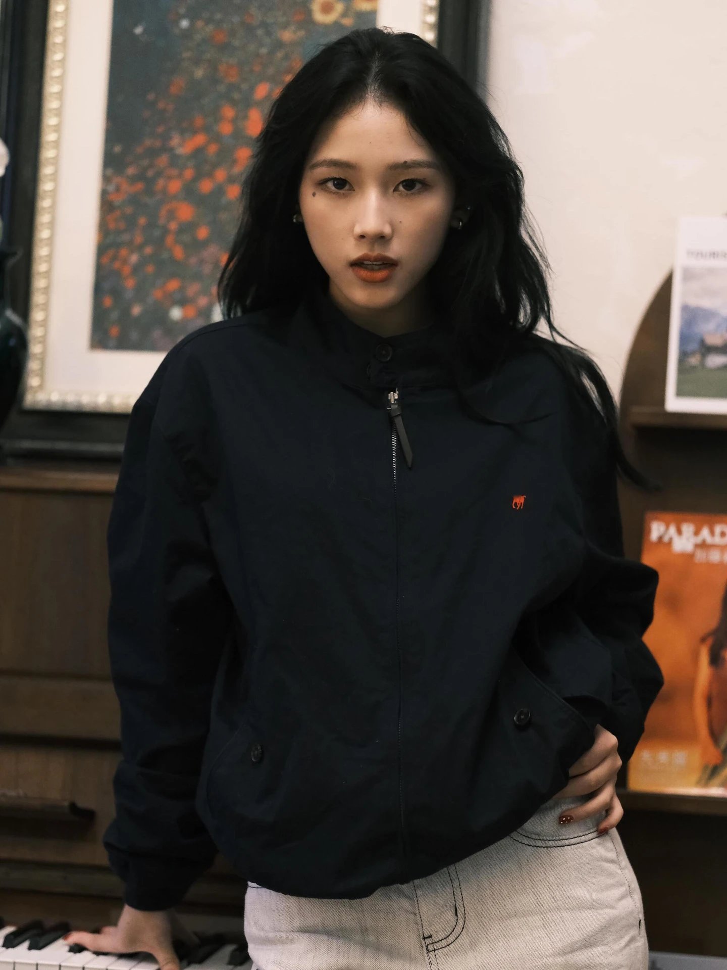 Polo Ralph Lauren Stadium Jacket Navy Blue Outerwear - 11