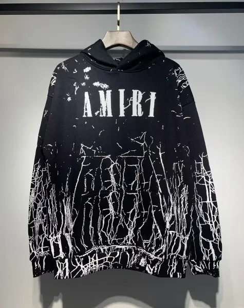 Amiri Hollywood Logo Hoodie Black - 33