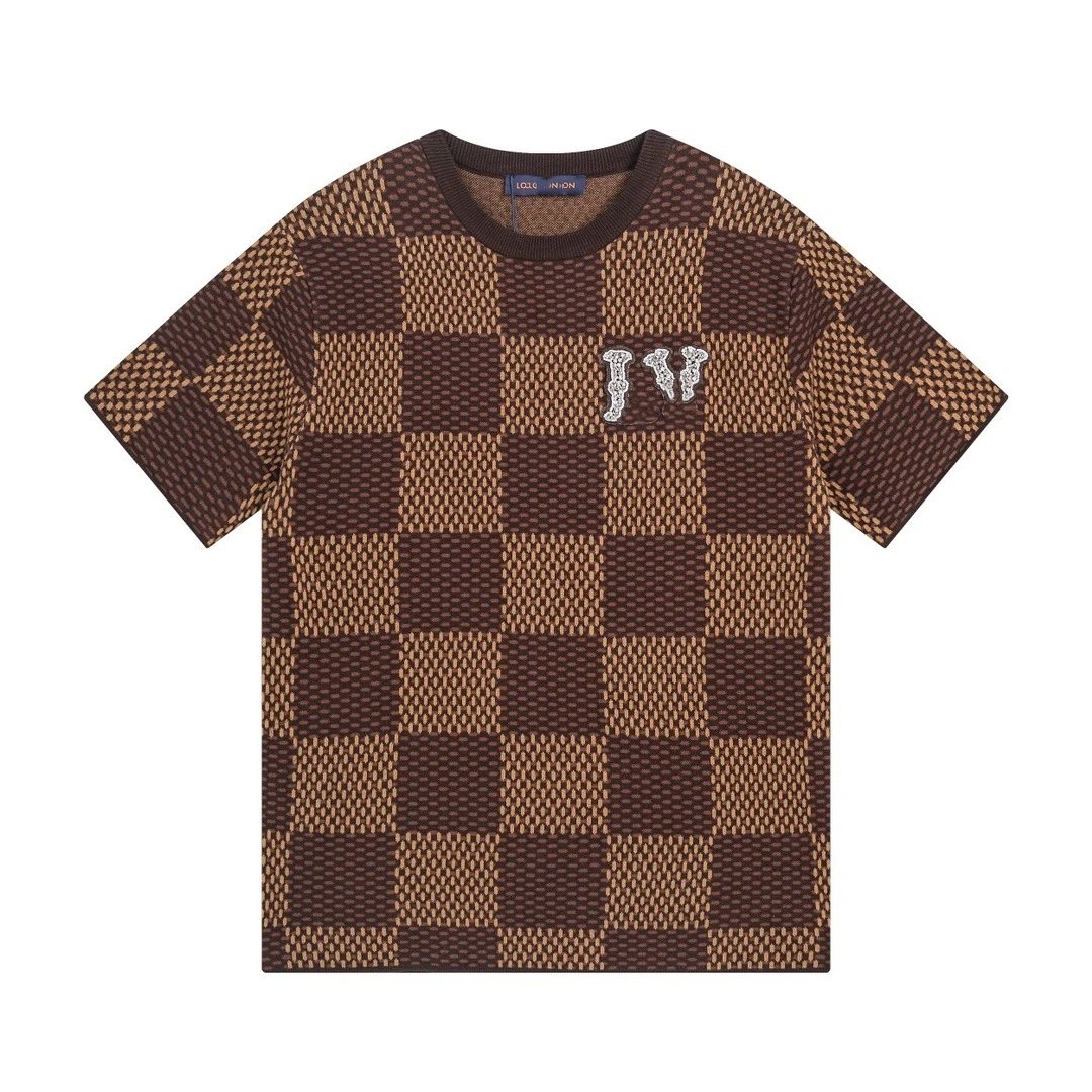 Louis Vuitton Monogram Gradient Knit T-Shirt White - 20