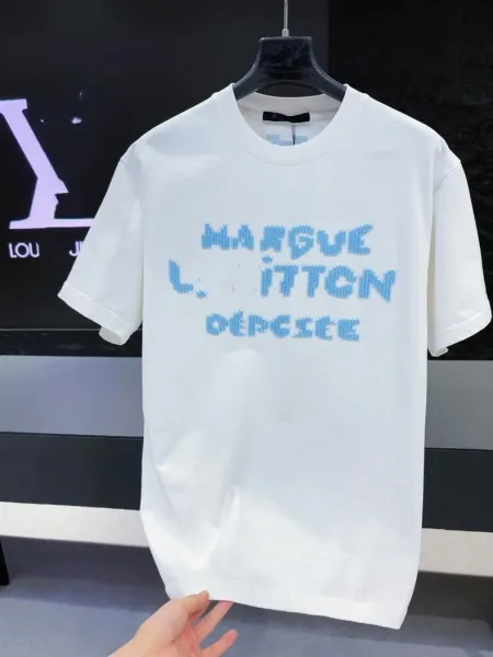 Louis Vuitton Embroidered Monogram T-Shirt Black - 5