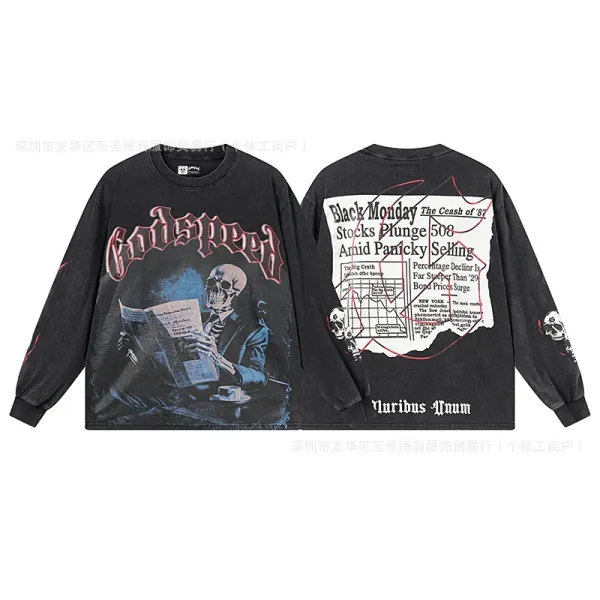 Godspeed Black Monday Long Sleeve T-Shirt Black - 1