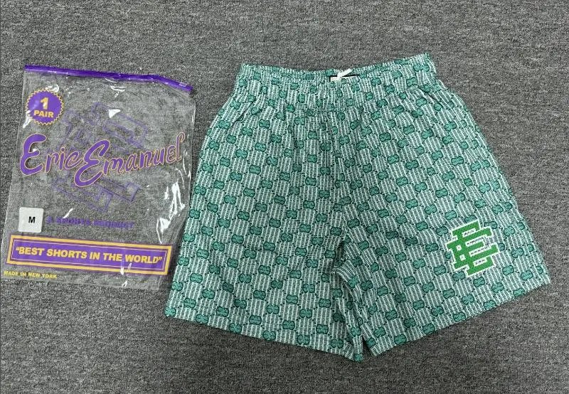 Design Monogram Print Logo Shorts Beige Shorts - 20