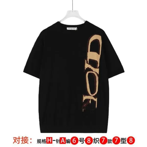 Dior Di For My Real Friends Knit T-Shirt Gray - 4