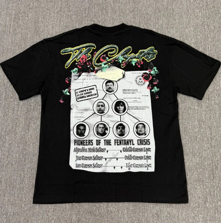 Design The Chappitos Pioneers of the Fentanyl Crisis Graphic T-Shirt Black T-Shirts - 7