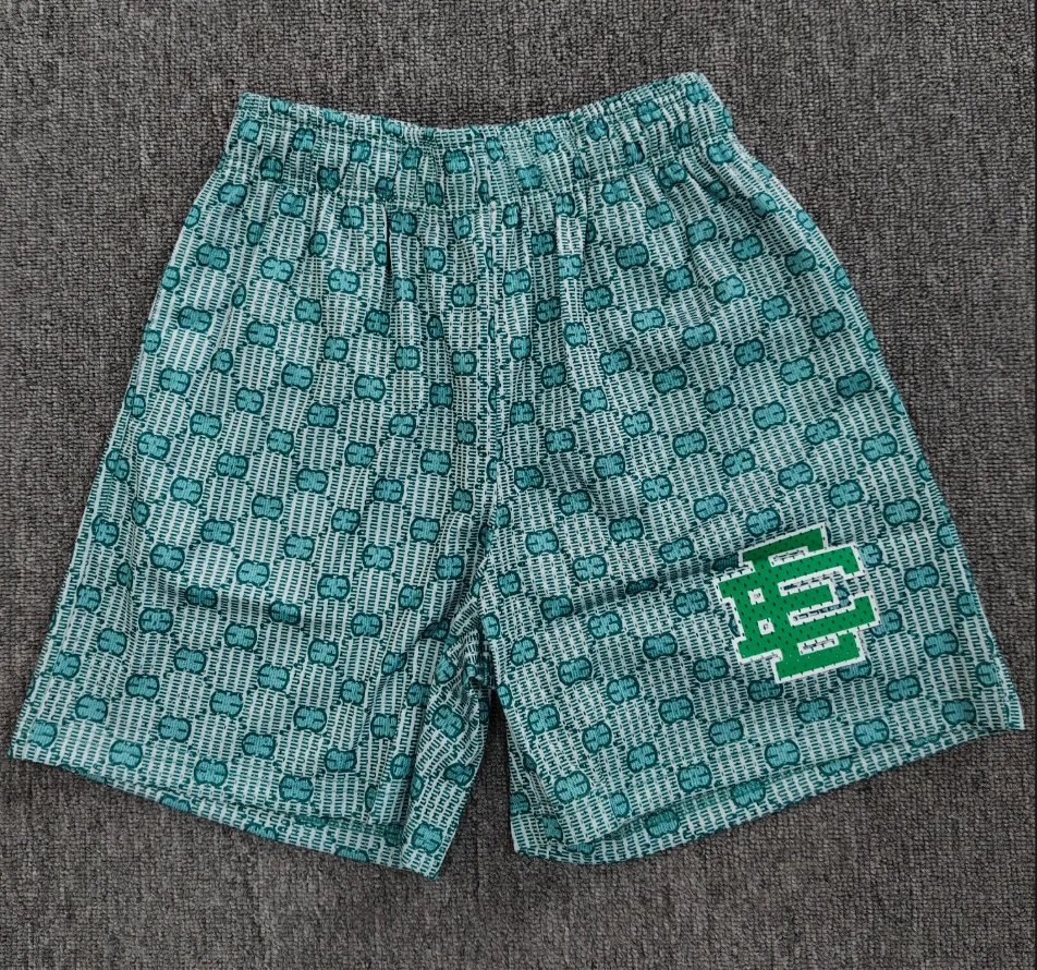 Design Monogram Print Logo Shorts Beige Shorts - 19