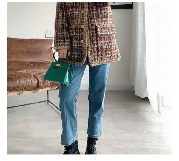 Hermès Mini Kelly II Black Crocodile Leather with Gold Hardware Handbag - 16