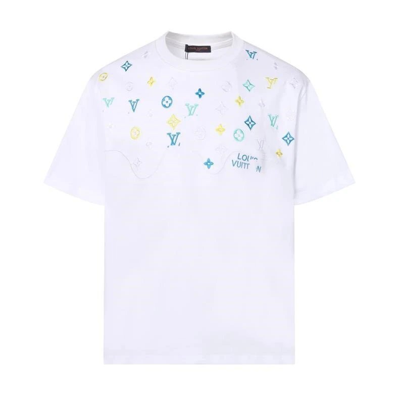 Fendi Monster Eyes Logo Print White T-Shirt - 4