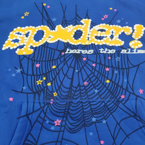 Spider! Starry Graphic Sweatpants Pink - 15