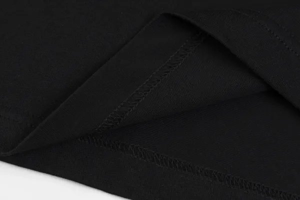 Prada Rad Milano Black Embroidered T-Shirt - 39