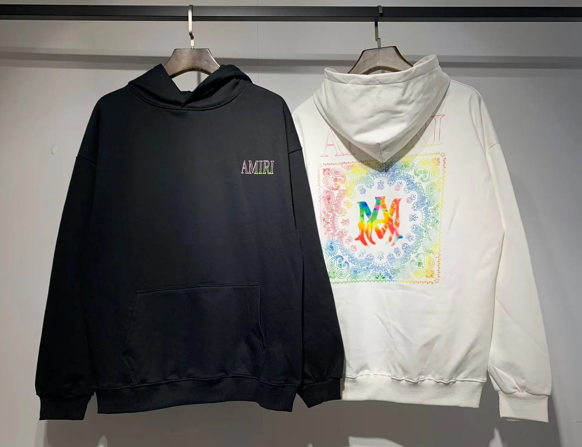Amiri Arch Logo Hoodie White - 6