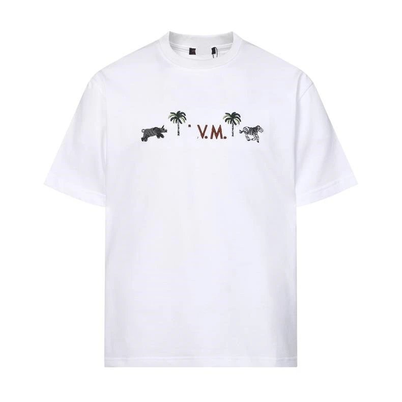 Fendi Monster Eyes Logo Print White T-Shirt - 9