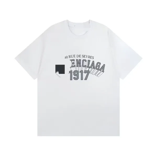 Design Enciaga 1917 Graphic T-Shirt White - 1
