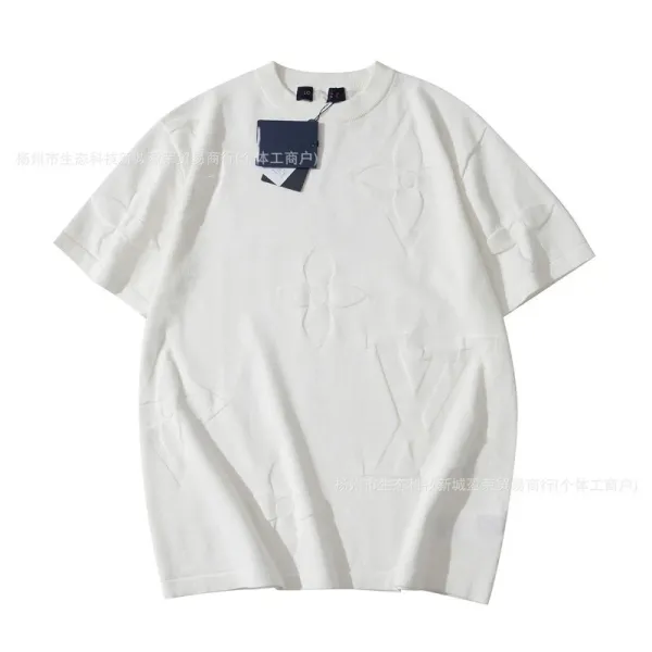 Louis Vuitton Monogram Knit T-Shirt White - 1