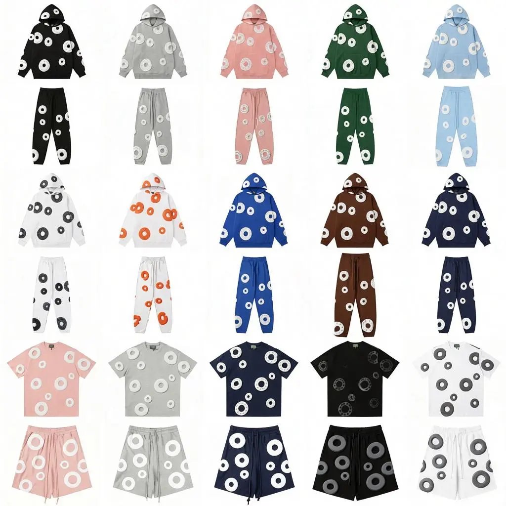 Design Cotton Floral Embossed Hoodie White - 2