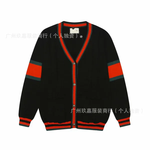 Fendi FF Logo Intarsia Knit Sweater Black and Gray - 21