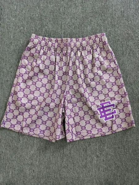 Gucci GG Marmont Print Shorts Purple White - 1