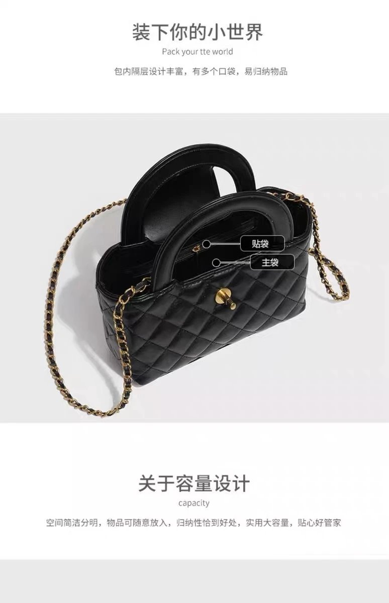 Chanel Mini Coco Handle Pink Quilted Leather Handbag - 6