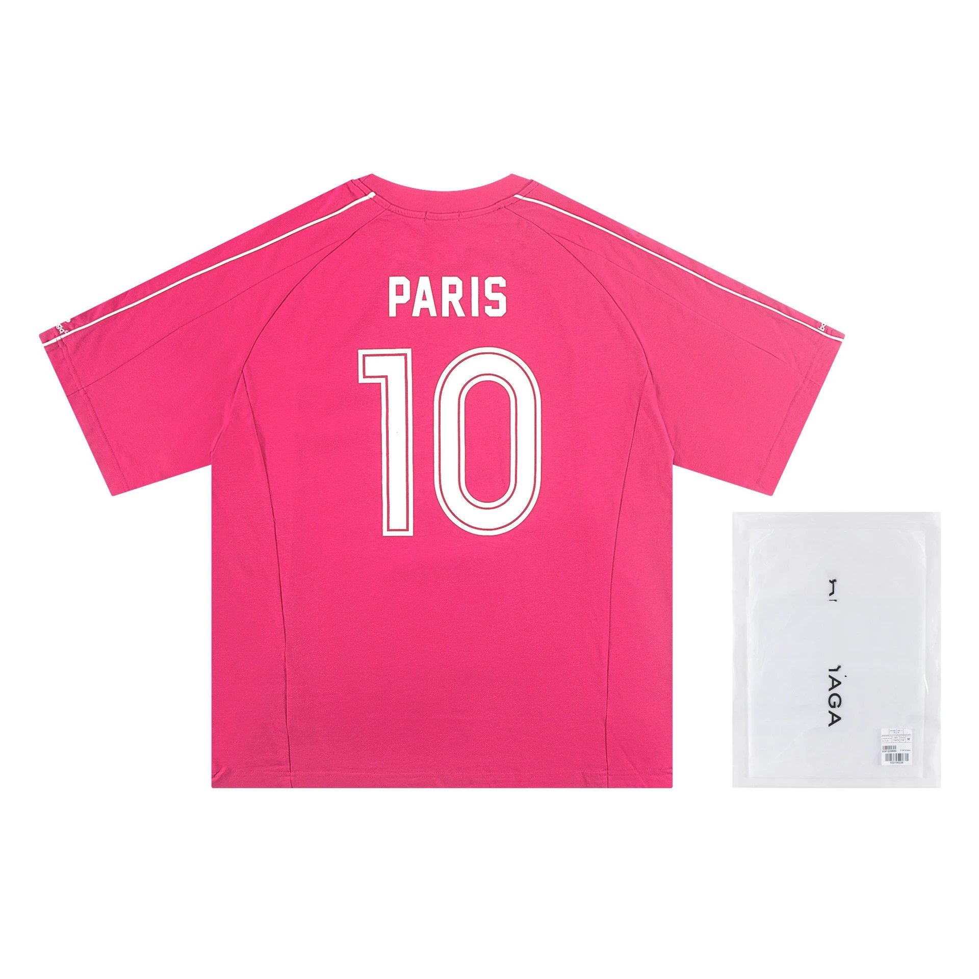 Design Lenciaga Football Jersey Pink T-Shirt Jersey - 18