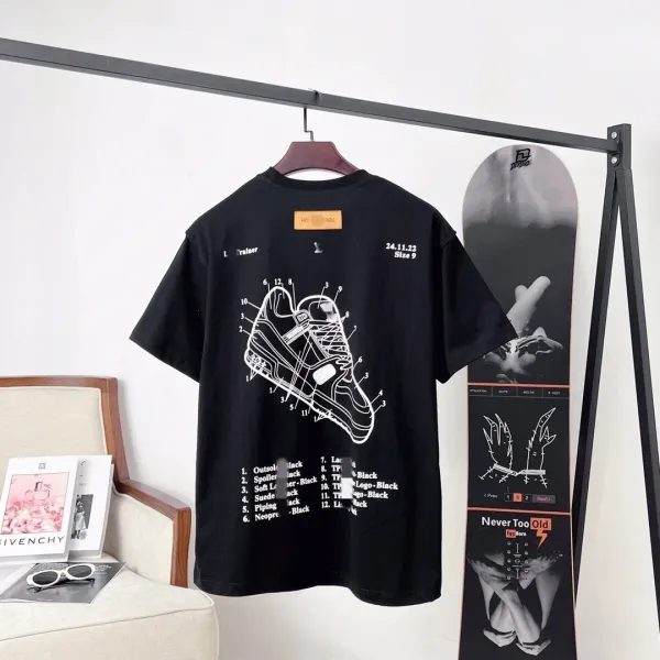 Design Trainer Technical Diagram White T-Shirt - 9