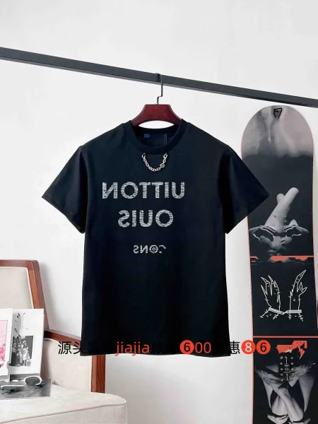 Design Reversed Logo Graphic T-Shirt Black - 1