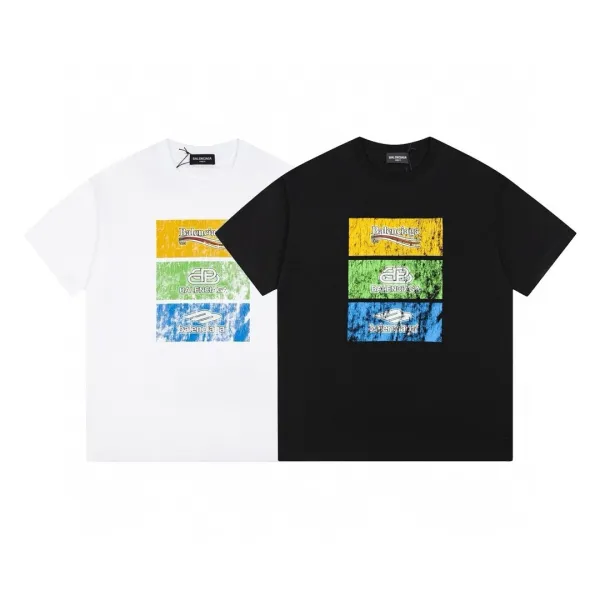 Balenciaga x UNKOWN Character Graphic T-Shirt Black - 27