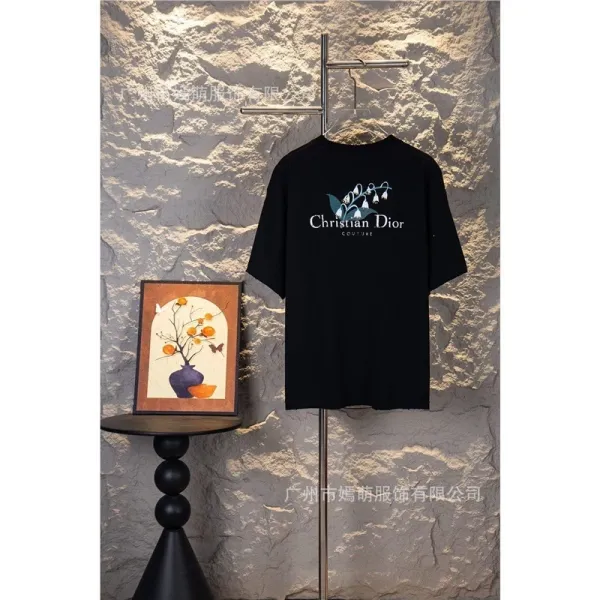 Dior Christian Dior Couture Graphic Print Black T-Shirt - 1