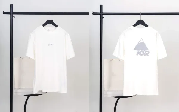 Design IOR Mountain Logo T-Shirt White Tops.t Shirts - 1