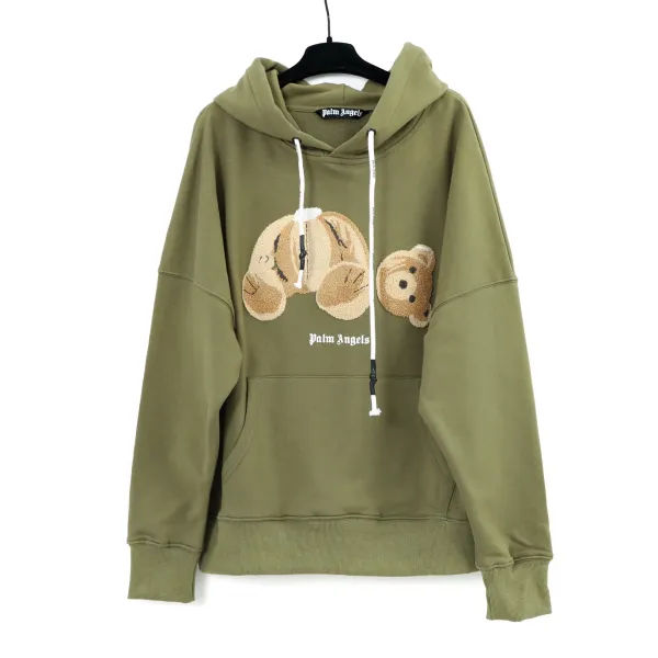 Palm Angels Long Sleeve Spirit Jersey Lime Green Tops - 14