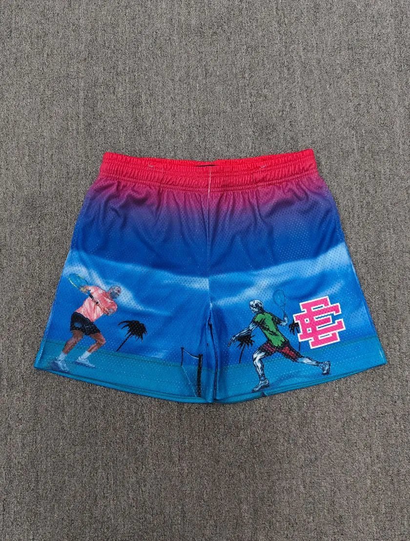 Design Monogram Print Logo Shorts Beige Shorts - 9