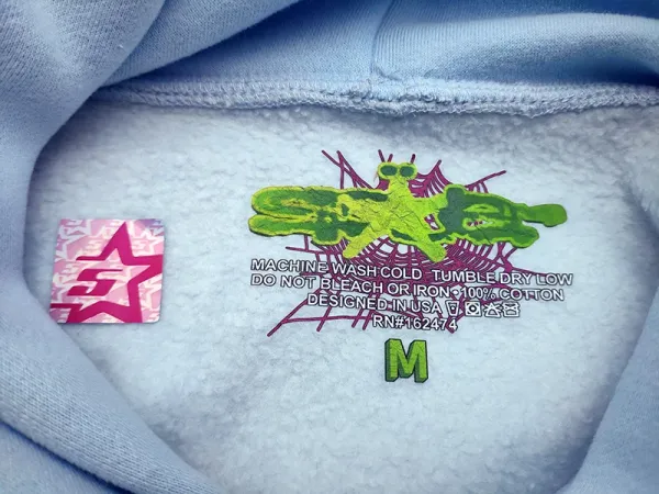 Spider! Starry Graphic Sweatpants Pink - 21