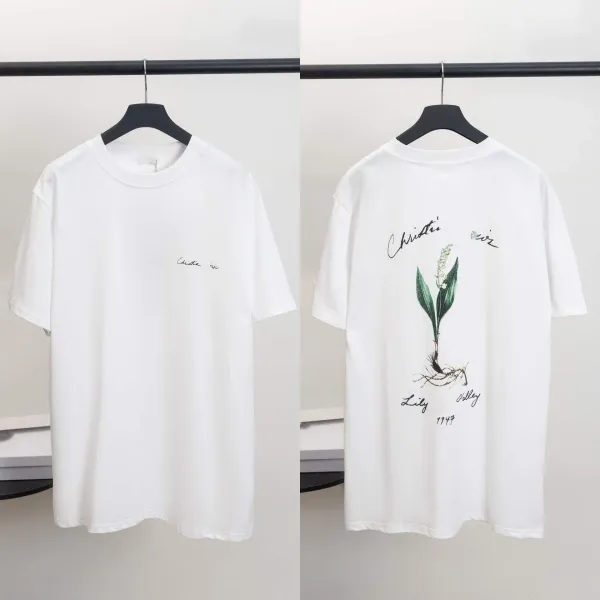 Design Script Logo White T-Shirt - 7