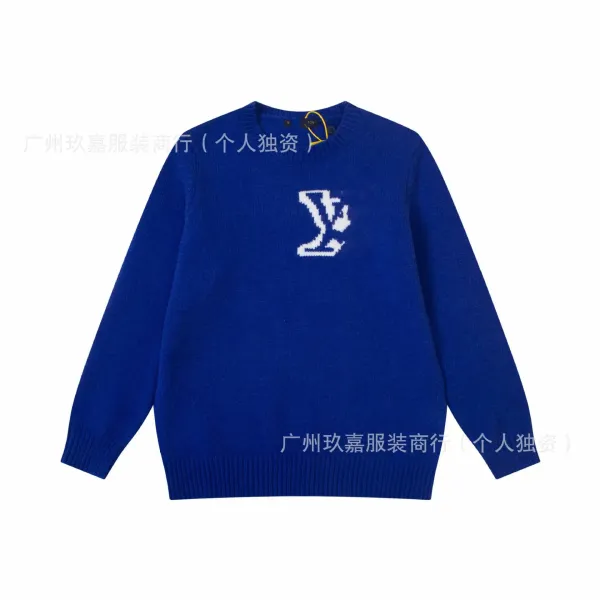 Fendi FF Logo Intarsia Knit Sweater Black and Gray - 12