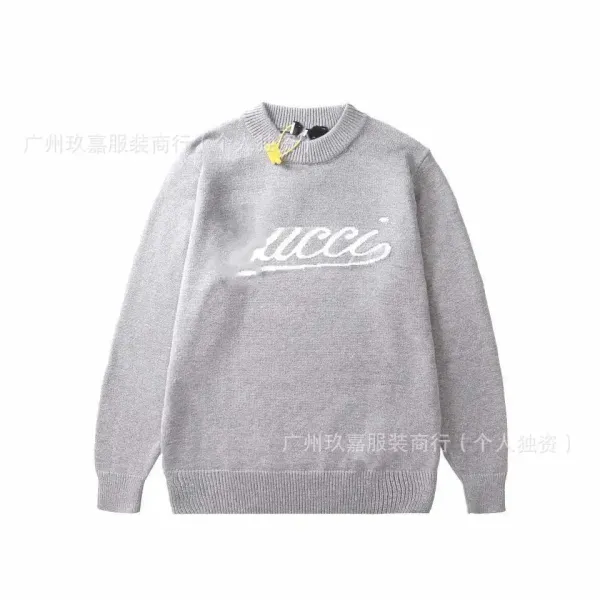 Fendi FF Logo Intarsia Knit Sweater Black and Gray - 18
