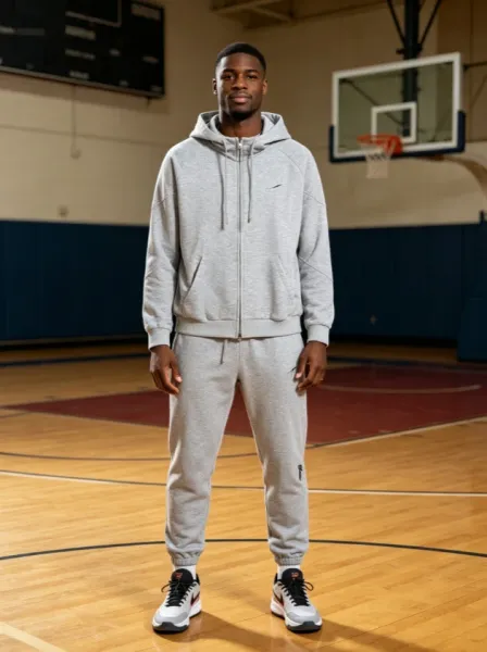 Nike Hoodie and Sweatpants Set Black Activewear Tracksuit - 11