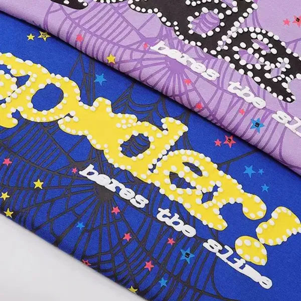 Spider! Starry Graphic Sweatpants Pink - 16