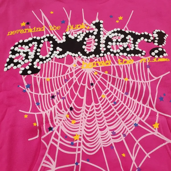 Spider! Starry Graphic Sweatpants Pink - 38