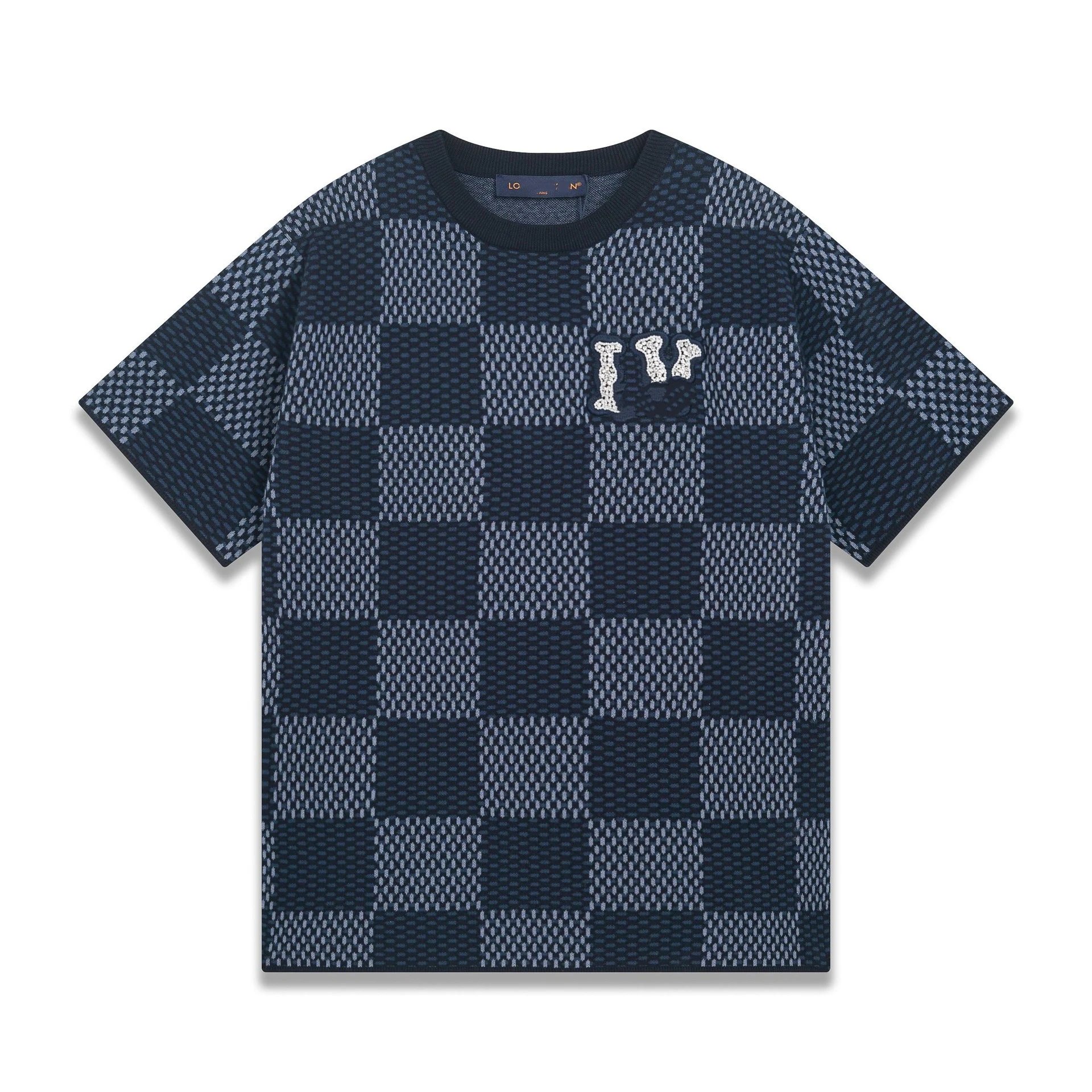 Louis Vuitton Monogram Gradient Knit T-Shirt White - 21