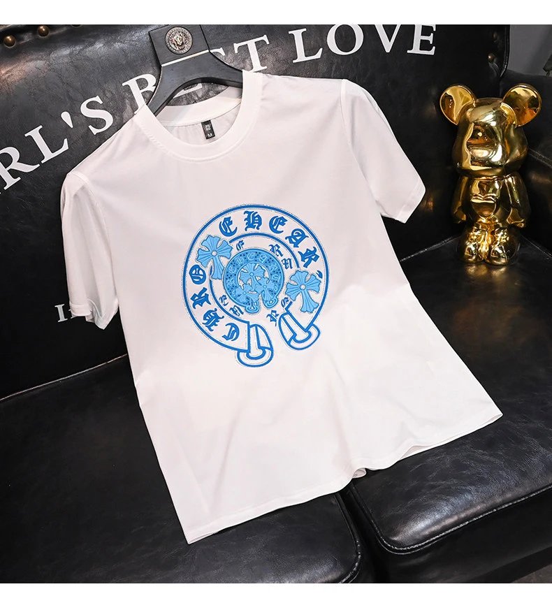 Chrome Hearts x Custom Skull Medallion Black T-Shirt - 9